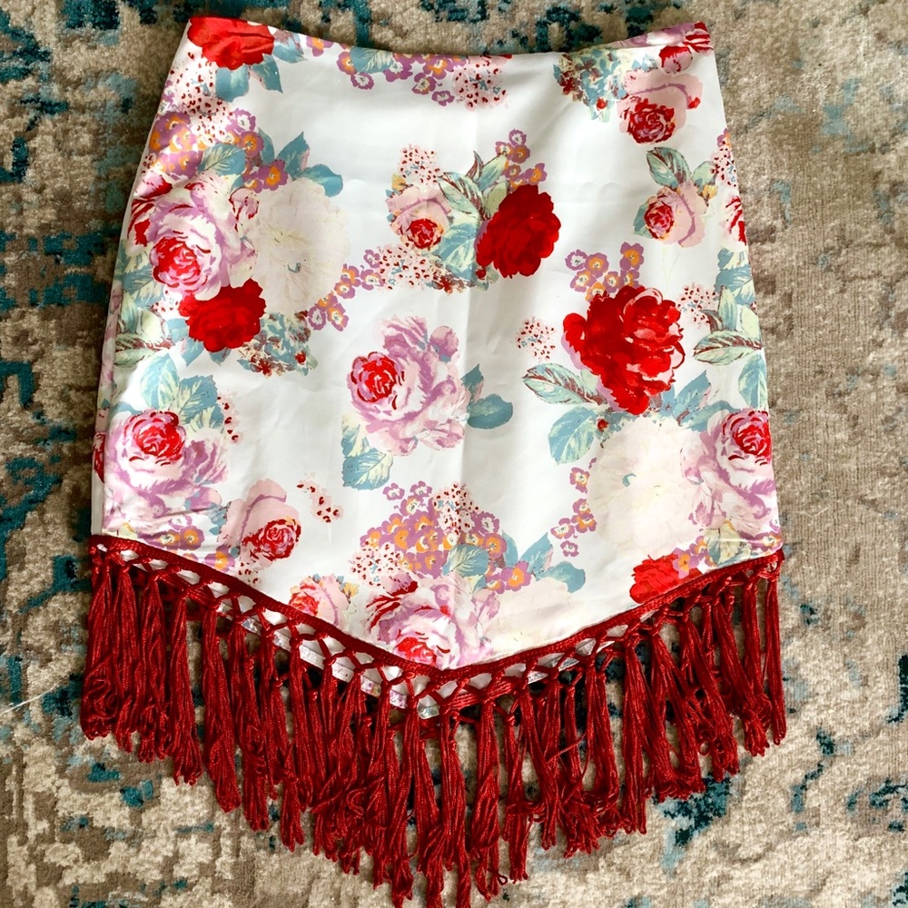 Free People Tassel Skirt